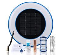 Ionizzatore solare per piscina, pulitore automatico di rame agli ioni di argento, chiarificatore d'acqua per piscine fuori terra di acqua dolce e salata