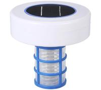 Ionizzatore solare per piscine a energia solare, per la cura dell'acqua agli ioni di rame e argento, galleggiante per piscine a terra, ad energia solare, aiuta a mantenere l'acqua pulita, facile da