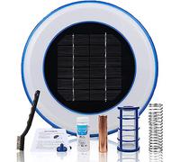 Ionizzatore solare per piscine - Chiarificatore ad energia solare per piscine e spa, efficace pulitore e attrezzature per la pulizia delle fontane