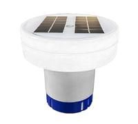 Ionizzatore solare per piscine, dispenser galleggiante per pastiglie di cloro, purificatore per piscina, dispenser di cloro galleggiante adatto per pulizia Piool, prevenzione delle alghe