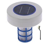 Ionizzatore solare per piscine pulitore galleggiante ad alta efficienza per piscine rame argento ioni purificatore di acqua di sicurezza compatibile con piscine di acqua dolce e salata e SPA, laghetto
