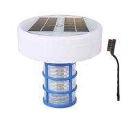 Ionizzatore solare per piscine, purificatore d'acqua automatico, purificatore d'acqua a ionizzazione in rame, luci LED multicolore per spa d'acqua dolce e salata, soluzione ecologica per la