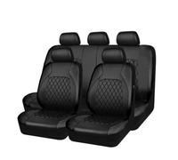 IONZS Auto Coprisedili Pelle per Peugeot 3008 Second Generation (P84) 2016-2021,Anteriori e Posteriori Set Coprisedile,Copri Sedile Protettivi Rimovibile,A/Black