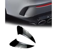 IONZS Lama del Vento del Paraurti Posteriore per Mercedes Benz CLA C118 CLA200 2020 2021 2022 2023 AMG,Spoiler per Paraurti Posteriore Coltello Vento Sinistra Destra,Black
