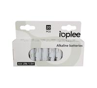 IOPLEE IAALR6 Confezione 20 pcs Batteria monouso Stilo AA Alcalino Ioplee
