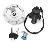 IORQWEW accensione Motocicletta Compatibile con RVF400 NC35 1994 1995 1996 Moto Accensione Tappo Gas Interruttore Tappo Blocco Chiave Kit Interruttore Blocco Accessori Copertura 35100-MR8-027
