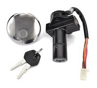 IORQWEW accensione Motocicletta Compatibile con Suzuki per GN250 1985 1986 1987 1988 1989 1990-1997 1998 1999 2000 2001 Interruttore di Accensione Moto Kit Chiave Serratura Tappo Gas