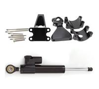 IORQWEW Ammortizzatore Moto Compatibile con CBR600F per F4 per F4i 1999-2003 2000 2001 2002 Kit Supporto per Staffa Montaggio dello Sterzo Dell'ammortizzatore Stabilizzatore Motocicletta(Black)