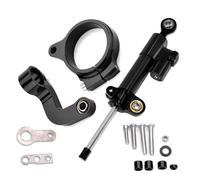 IORQWEW Ammortizzatore Moto Compatibile con R1200GS per LC 2013-2016 Supporto per Stabilizzatore dello Sterzo per Moto Accessori Universali Regolabili(Black)