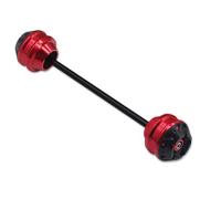 IORQWEW K Compatibile con Ducati per Diavel per 1260S V4 per XDiavel Parti per Moto Protezione Anticaduta Ruota Protezione Anticaduta Ruota Anteriore Forcella ASSE Tappo Sicurezza(Red)