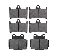 IORQWEW pastiglie Freno Moto Compatibile con FZS 600 per 1998 1999 2000 2001 2002 2003 per FZR 400 RRSP/RR 1991-1992 Pastiglie Freno A Disco Anteriori Posteriori per Moto(Front And Rear)