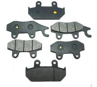 IORQWEW pastiglie Freno Moto Compatibile con Suzuki per AN400 per Burgman 400 2007 2008 2009 2010 per AN400Z per Skywave 400 2007 2008 Freno Moto Anteriore Pastiglie Freno Posteriori(Front Rear)