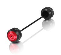 IORQWEW Slider Protezione Moto Compatibile con Ducati per Diavel 2011-2018 per 1260/S 2019-2024 per XDiavel/s 2015-2024 Assale Anteriore Posteriore per Moto Forcella Crash Slider Anti Slider(Red)