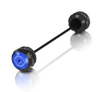 IORQWEW Slider Protezione Moto Compatibile con Ducati per Diavel 2011-2018 per 1260/S 2019-2024 per XDiavel/s 2015-2024 Assale Anteriore Posteriore per Moto Forcella Crash Slider Anti Slider(Blue)