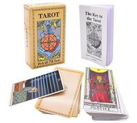 IOSCDH 78pcs Tarocchi con guida anti-rughe classico con mazzo di tarocchi squisita per Principianti e Giocatori Professionisti set di carte original