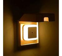 IOSICAM 3-Pezzi Calda LED Luce Notturna con Sensore di Luce e Crepuscolare - Presa per Bambini, Camere da Letto, Soggiorno, Bagno, Corridoio, Cucina