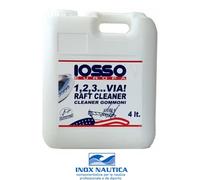 IOSSO 1,2,3 RAFT CLEANER - DETERGENTE GOMMONE SGRASSANTE RINNOVATORE - 4 LT