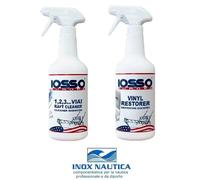 IOSSO KIT PULITORE RINNOVATORE SGRASSANTE PER CUSCINERIA TAPPEZZERIA