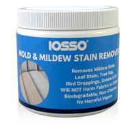 Iosso, smacchiatore concentrato in polvere per muffa, pulitore per teli, tende, tendoni, ecc, 340 ml