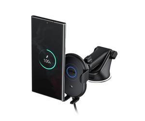 iOttie Auto Sense 2 Dash & Windshield Car Phone Holder con Qi Wireless Charging - Auto Bloccaggio Telefono Mount & Charger per Google Pixel, iPhone, Galaxy, Huawei, LG. Adattatore di alimentazione non