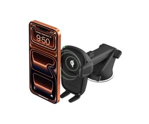 iOttie Easy One Touch Wireless 2 Qi-Lade-Dashboard-Halterung für iPhone XS Max R 8 Plus 10 W für Samsung Galaxy S10 E S9 S8 Plus Edge, Hinweis 9