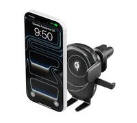 iOttie Easy One Touch Wireless 3 Supporto per bocchetta dell'aria dell'auto, supporto per telefono a ricarica rapida Qi, morsetto automatico con una mano, clip di ventilazione sicura, visualizzazione