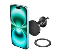 iOttie iTap 3 - Supporto magnetico da auto per bocchetta dell'aria con adattatore ad anello magnetico, compatibile con smartphone Qi2, MagSafe, iPhone e Android