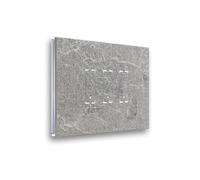 iotty i3 PLUS interruttore wifi smart per luci e cancelli, placca touch in gres porcellanato retroilluminato, sensori temperatura e luminosità, monitoraggio consumi e qualità dell'aria esterna