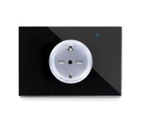 Iotty PRESA INTELLIGENTE SMART OIT PLUS NERO - IN VETRO (OSW2ITB) WIFI
