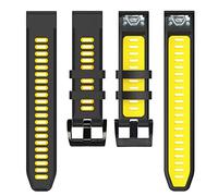 IOTUP 22 26mm Cinturino Per Coros VERTIX2 Vertix 2 Cinturino Smartwatch Silicone Quick Easy Fit Sport All'aperto Braccialetto Della Cinghia D Braccialetto D, Dimensioni: 26mm Fenix 6X 6XPro