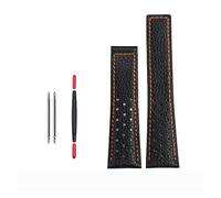IOTUP 22 millimetri Genuino Pelle di Vitello Cinturino Per TAG Per HEUER Strap MONACO CARRERA Qualità Cinturino In Pelle Bracciale, 22mm, agata