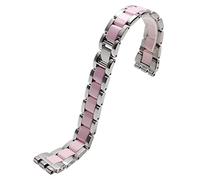 IOTUP Cinturino per orologio da polso per YGS716 YAS100 YLS141 orologio in acciaio inossidabile Contengono ceramica 17mm, 17mm, Agata