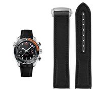 IOTUP Orologio Bracciale Per Omega 300 SEAMASTER 600 PLANET OCEANO Silicone Nylon Cinturino Accessori Della Vigilanza Catena 20mm 22mm cintura, 20mm, agata