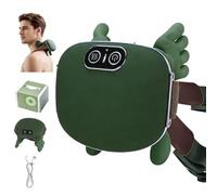 IOUGDSEC Massaggiatore per collo e spalle, massaggiatore Shiatsu professionale per la schiena, tessuto profondo portatile con calore, design della mano umana per alleviare il dolore e rilassare i