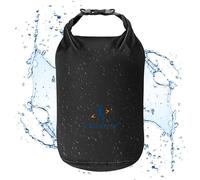 ioutdoor Dry Bag 2L/5L/10L/20L/40L/70L, sacchetto impermeabile, ultra leggero, impermeabile, resistente all'abrasione, antistrappo, per kayak, spiaggia, nuoto, campeggio, escursionismo, viaggi, Nero ,