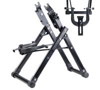 Iouyjiu Bike Wheel Truing Stand, Heavy-Duty Aluminum Alloy Bicycles Maintenance Tool, Adjustable Truing Stand, for Home and Business Use and All Types of Bicycles, Aluminums 47x30x21cm