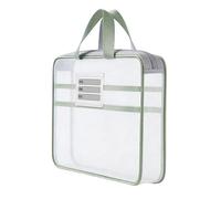 Iouyjiu Borsa portadocumenti, in rete, con cerniera, con manico, organizer per documenti da viaggio, per ufficio, viaggi, studenti, esami, insegnanti, scuola, scuola, lavoro, casa