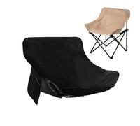 Iouyjiu Camp Chair Fabric, Oxford Cloth Replacement Seat, Breathable & Tear-Resistant, Waterproof Coating, Ideal for Patio, Lawn, Garden, Sling Chairs, 68x63cm 120kg Black