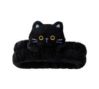 Iouyjiu Cat Spa Headbands, Plush Makeup Hair Band, Soft Elastic Face Care Wrap, Cute Animal Ears Design, Confortevole non Slip Fit, Soft Material, 1,97 x 7,09 in