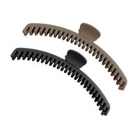 Iouyjiu Claw Hair Clips, Non Slip Banana Hairpins, Strong Grip Slim Bun Pins, Portatile Big Barrette, Lightweight Banana Hairpin for Women and Girls, 4.72 Inches