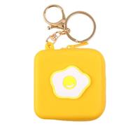 Iouyjiu Coin Purse, Small Change Pouch, Portafoglio portachiavi, materiale morbido impermeabile, sicuro in metallo, compatto e leggero, ideale per donne e bambini, giallo, Se référer au