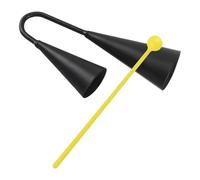 Iouyjiu Cow Noise Bells, Party Noisemaker Toys, Drumline Accessories, Bright Sound Ergonomic Grip Assorted Colors Ideal for Kids Activities, 7,09 x 3,94 Inches