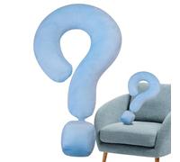 Iouyjiu da viaggio per supporto collo, per collo da viaggio | contorno grande punto interrogativo 21,65 pollici,Morbido per il supporto del e a testa, multifunzionale per il 'aereo per i