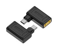 Iouyjiu DC to USB C Adapter, 140w Type C Converter, Pd Fast Charging Jack, Plug and Play Compact Portable Black Color for Phones, Laptops, and Electronics, 1 pezzo