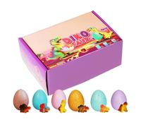 Iouyjiu Dinosaur Hatching Eggs Toy - Water Activated Surprise Set for Kids Fun Play | s Material with Expanding Shell Design, Soak And Hatch Activity Toy, Educational Growth Egg Set for Party Favors