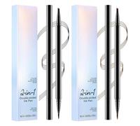 Iouyjiu Eyebrow Filler Pen Double Ended Microfilling Pencil, Long Lasting Smudge Proof Natural Looking Precise Application, Waterproof Brow Definer for Daily Wear, 1 ml