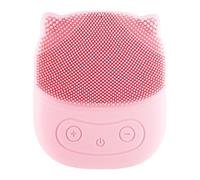 Iouyjiu Facial Scrubber, Vibrating Face Brush, Deep Cleansing Tool, Waterproof Silicone Design, Rechargeable & Gentle On Skin, Penguin Shape, Perfect For Daily Facial Care, 3.31x2.8x1.14in