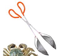Iouyjiu Fishing Gripper Spoon - Catch Handling Tool for Secure Control | Stainless Steel with Double Strainer Head, Anti Slip Grip Handle, Practical Scoop Accessory for Sea Lake River Shore Angling