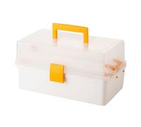 Iouyjiu Fishing Tackle Box, Multipurpose Storage Organizer, Double Tray Utility Case, Multi-Compartment Tool Carrier, Portable Box, Crafted From Strong and Long-Lasting Pp Material