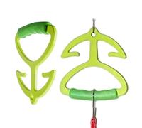 Iouyjiu Grocery Handle Carrier, Heavy Duty Grip Carrier, Ergonomic Reusable Non Slip Design, 2 Pack Durabled Handles for Travel Laundry Shopping Delivery Camping Use, 3,94 x 4,33 x 0,39 pollici